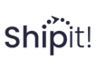 Logo representativo de Shipit, empresa de logística especializada en transporte y entrega de productos a nivel nacional, con enfoque en eficiencia y rapidez.